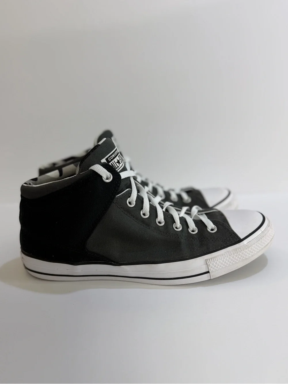 Converse All Star High Top Sneakers Black White Men’s Size 13 Canvas Lace Up